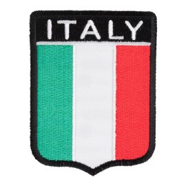 PatchStop - World's Largest Patch Store Italy Flag Shield Patch, Country Flag & Pride Patches