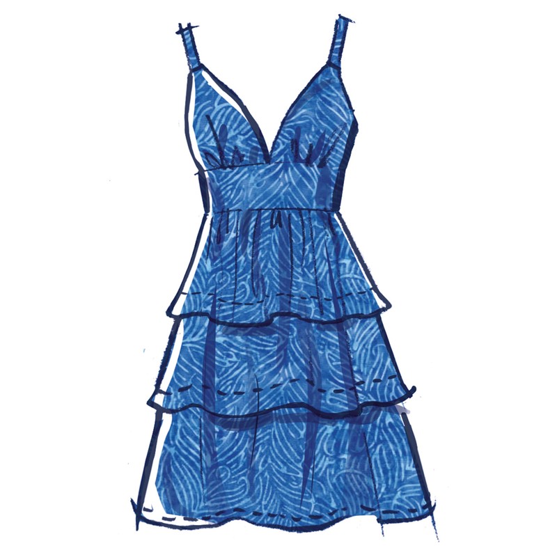 McCall's Misses' Dresses Sewing Pattern Kit, Design Code M8322, Sizes