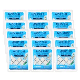 Zarpax Moisture Absorber Sachets Fresh Cotton 1.4 oz/40g - Remove Excess Moisture In Air & Odor - Desiccant Dehumidifier for Closet, Drawer, Safe, Storage - Dampness & Humidity Control - Set of 15