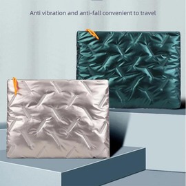 Laptop Sleeve For up to 13 -14Inch Laptops/tablets Soft Liner Bag Cover - Color: Army Green, Size: 13-14.4 Inch