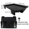 Lacusmall BedShelfie Bedside Table Shelf for Bed with Cable Management