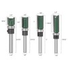 Bestgle 4pcs 1/4” Shank Top Bearing Flush Trim Pattern Router