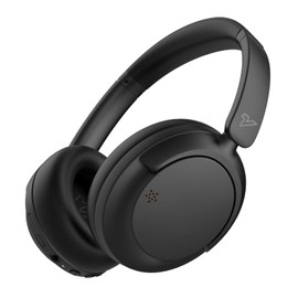 VOKALEN Hyper GO Bluetooth Headphones, Over-Ear, Active Noise Cancelling, 60H Playtime, Multi-Device Pairing (Black)