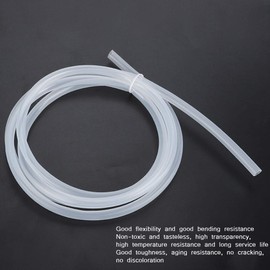 fosa 2M Tubo de enfriamiento de agua de silicona Manguera flexible Enfriamiento de agua transparente Tubo de silicona suave Sin endurecimiento Sin decoloración(7 * 9mm)