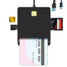 IC Card Reader, My Number Compatible, (Easy to Declare at Home in 2025), High Speed/Stable Data Transfer, SD Card Reader, IC Card Reader, Supports My Number Cards, Final Return, Card Reader, Writer,