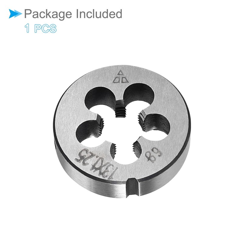 CoCud Metric Adjustable Round Dice M13 X 1.25 Alloy Steel