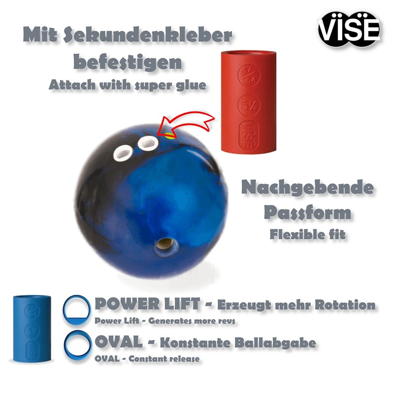 Vise Grip Finger Inserts P/O - Power Lift/Oval - Rubber