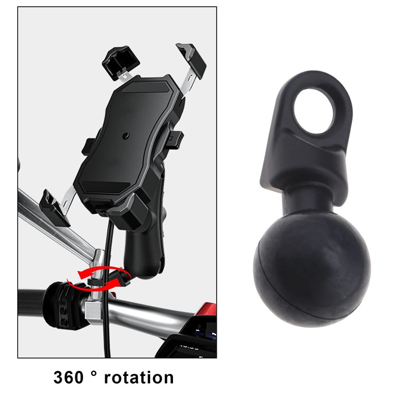 ECSiNG Aluminum Alloy Ball Mount Base Angled Bolt Head Adapter
