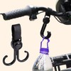 Pram Hooks, Pram Hook Clips, Swivel Double Hooks, Heavy Duty