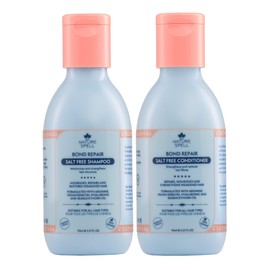 Nature Spell Bond Repair Travel Size Duo, Shampoo & Conditioner Set, Protecting & Repairing, For All Hair Types, Vegan, Set of 2, 95ml Each