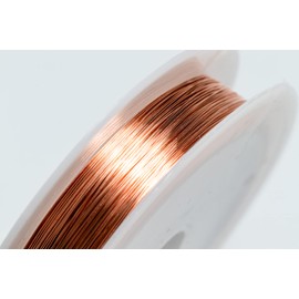 Calibre 30, 99,9% alambre de cobre puro, redondo, muerta suave, CDA #110-100 pies de Craft Wire