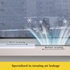 fowong Window Weather Stripping Tape, White Window Insulation for Winter