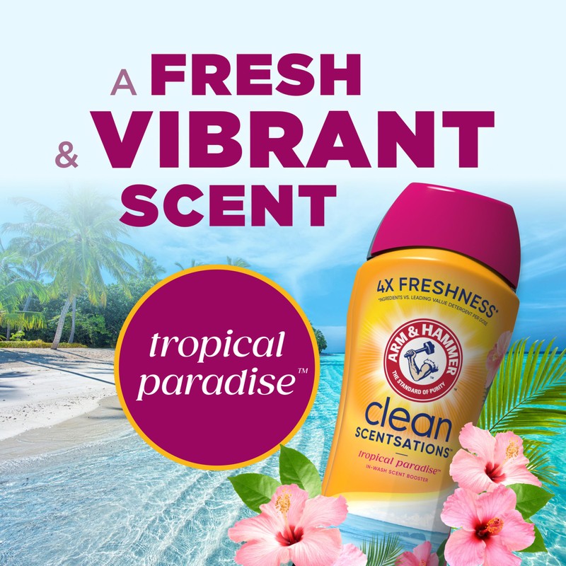 ARM & HAMMER Clean Scentsations In-Wash Scent Booster, Laundry Scent