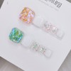Pink & Blue Ice Stone Pedi Tip - Pink /