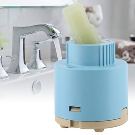 Tbest Ceramic Cartridge For Fapully Faucet,Ceramic Cartridge,35Mm Ceramic Cartridge Faucet 35Mm Ceramic Cartridge Water Mixer Tap Inner Control Faucet Valve Abs Blue Practical(35mm Diameter)