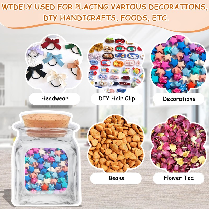 100 pcs Reusable Jar Bags,Small Mason Jar Zipper Sealed Food