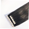 FOMIYES Tape in Seamless Hair Extensions Straight Human Hair Wig