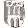 Staedter Embossing Hamburg Coat of Arms Cookie Cutter, Silver