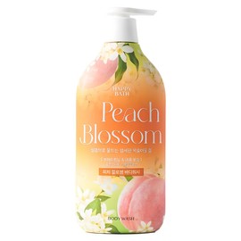 Happy Bath Peach Blossom Body Wash Peach Blossom Scent, 900g, 1 pack / 해피바스 피치 블로썸 바디워시 복숭아꽃향, 900g, 1개