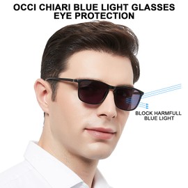 OCCI CHIARI Sun Bifocal Reading Glasses for Men 2.0x Large Sunglasses Reader UV400 1.0 1.5 2.0 2.5 3.0 3.5 4.0