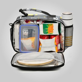 Yopersonalizes Kids Lunch Box for Boys Toddler, Funny Excavator Car Reusable Insulated Lunch Bag for School Daycare Outdoor Thermal Meal Tote Kit Back to School Lunchbox for Children Teen Boy