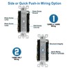 Baomain 2-Pack Double Toggle Light Switch with Wall Plate,15 Amp