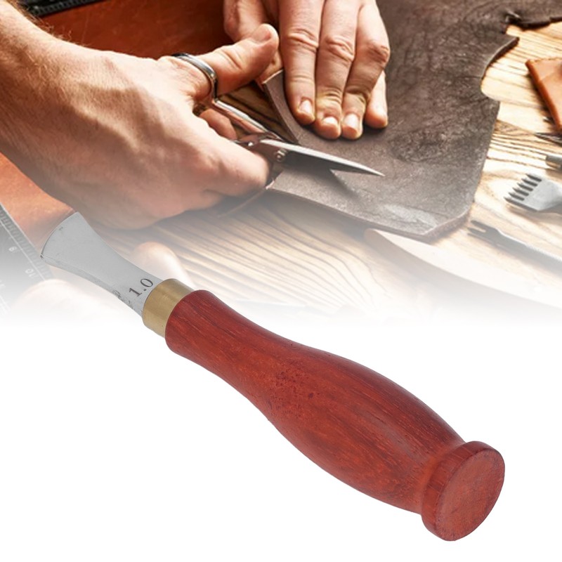 1mm Leather Edger Stainless Steel Rustproof Polished Shallow Notch Leather