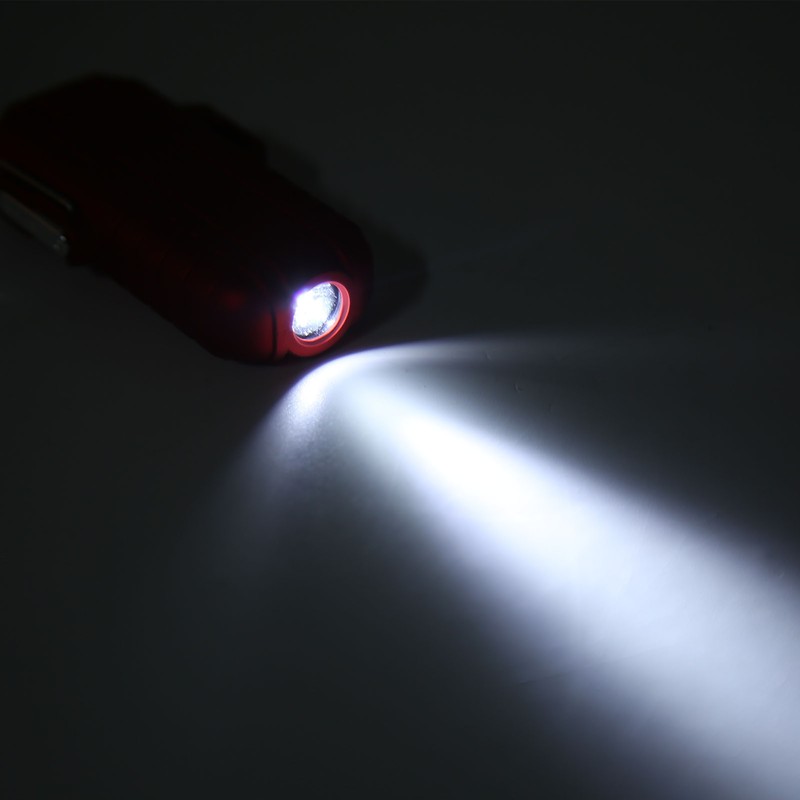 Outdoor Double Arc Electric Lighter Portable Waterproof Flashlight Lighter Charging