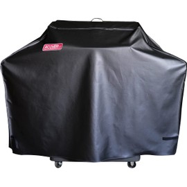 52" Heavy Duty Waterproof Gas Grill Cover fits Weber Char-Broil Coleman Gas Grill (52"x22"x40", Black)