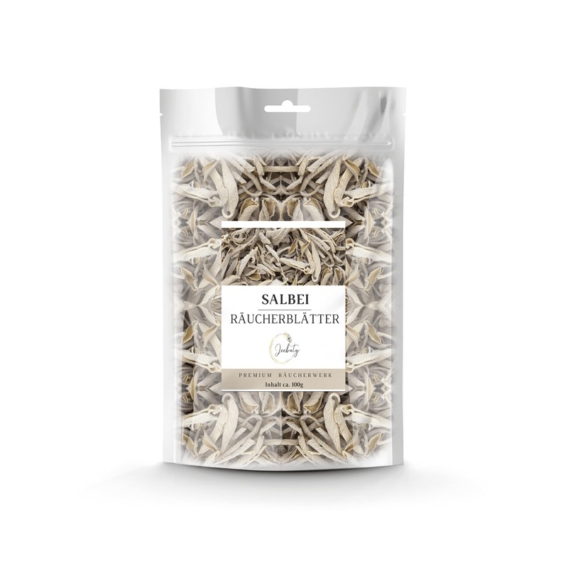 JEEBUTY Sage Incense Leaves Loose 100 g Incense Dried Sage