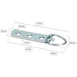 KOTARBAU® Set of 50 picture frame hangers for hanging heavy pictures, mirrors