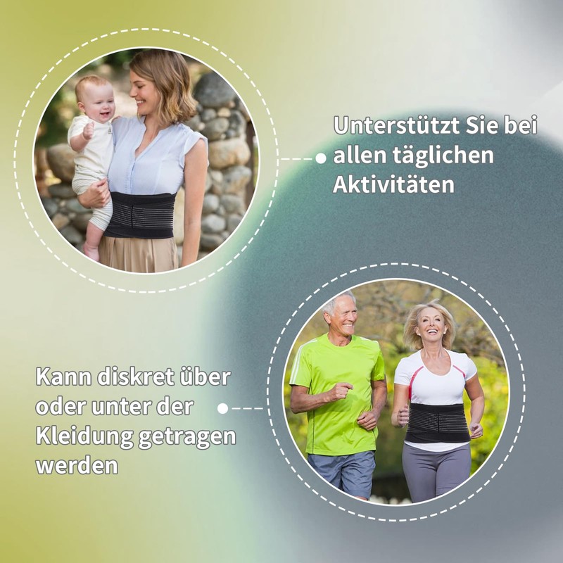 Back Brace, Back Belt, Abdominal Belt, Women and Men Back