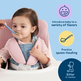 Gerber Gerber 2nd Food Baby Food Pear Puree, Natural & Non-GMO, 4 Ounce Tubs, 2-Pack (Pack of 8)