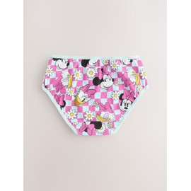 NEXT Minnie Mouse Briefs Pack of 5, pink, 3 - 4 years