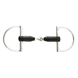 Korsteel Stainless Steel Jointed Rubber Mouth 3.25" Ring Big Dee Bit, 5"