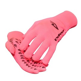Defeet GLVETFLPNK301 Duraglove et Flamingo Socks, Large, Flamingo Pink/Black Grippies