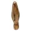 Zuluf Olive Wood Virgin Holding Mary 3.9" - Hand Carved