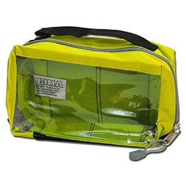 GIMA 1475 E1 Squared Pouch with Window and Handle, Yellow