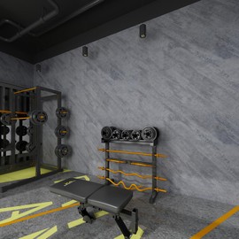 3YECAO 31"×354" Large Size Wide Thick Dark Grey Concrete Wallpaper Peel and Stick Removable Grey Concrete Cement Contact Paper Matte Textured Wall Sticker for Bedroom Bathroom Garage Coffee Room Walls