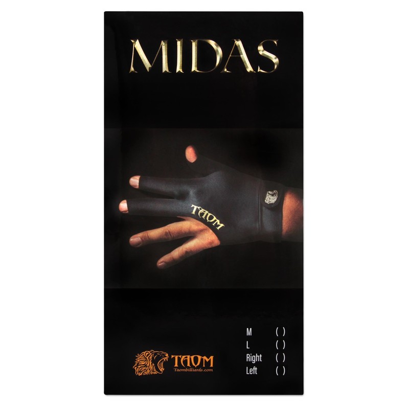 TAOM Midas Ultra Silky Thin Billiards Pool Cue Gloves Left