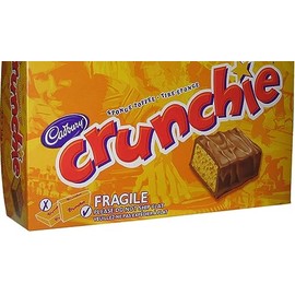 Cadbury Crunchie 24 bars milk chocolate bar with a honeycombed sugar centre over 2 pounds from Canada