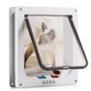 4-Way Switch Mode Cat Flap, Excellent Quality, Weatherproof Cat Door