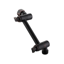 Senhozi Oil Rubbed Bronze Shower Head Extension Arm 4 Inch, Universal Connection, Adjustable for Rain Shower Head, SE003ORB