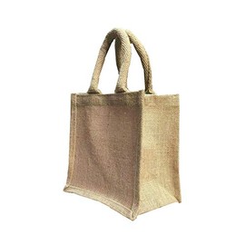 Small jute burlap lunch bag sandwich bag natural multipack 1,3,5,10,20 lot (5)