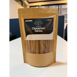 Ceylon Spice Craft Organic Cinnamon Sticks, C4 Grade, 10-Inch Cut, 120g (4.2 oz) – Premium Quality Whole Cinnamon, Freshly Harvested for Baking, Tea, Coffee, Curries & Desserts, 100% Natural & Gluten-Free, Aromatic Cinnamon Sticks in Resealable Pouch