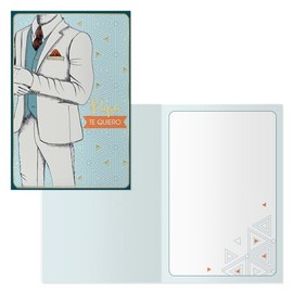 DOHE Vatertagskarten (6 Stück) – Herzlichen Glückwunsch für Väter und Danksagung, inklusive Papierumschlag, Größe 11,5 x 17 cm, Grußkarten – Smart Dress