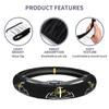 Jesus Christian Faith Cross Car Steering Wheel Covers,Soft Steering Wheel
