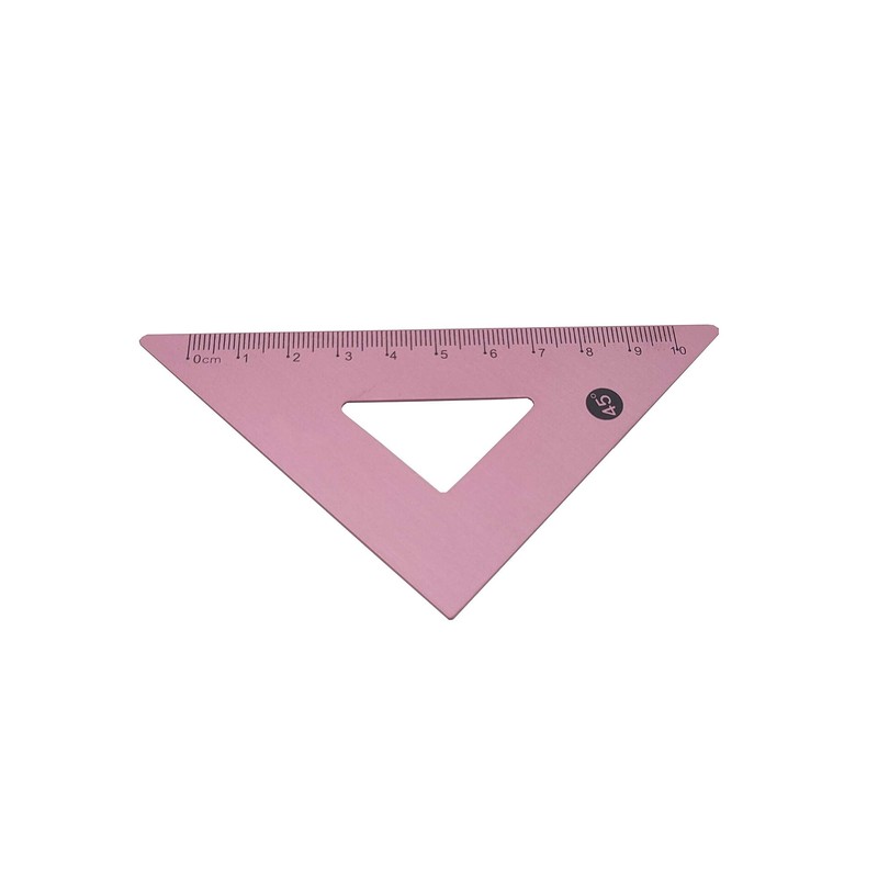Accod Aluminum Alloy Ruler Set: Stainless Steel Scale Ruler, Math