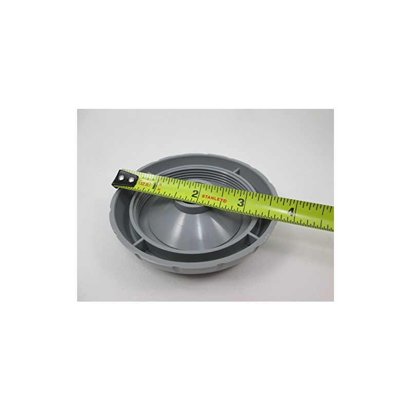 Spa Hot Tub Diverter Cap 3 3/4" Wide Gray Notched