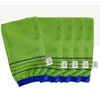 Neat back-sealed towel, double-sided rolled-up bath towel, 5P dirty towel 2ea